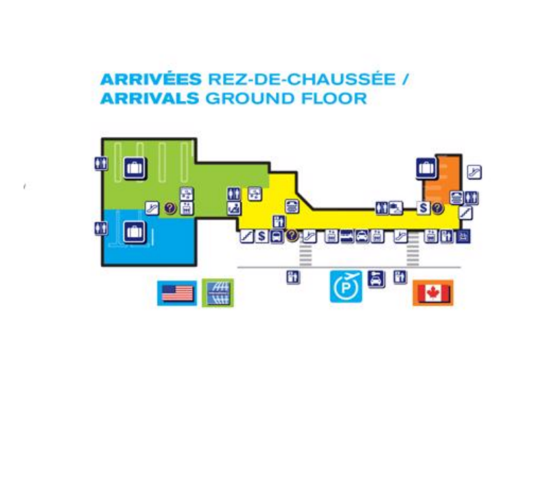 Montreal Airport Terminal Map 2 1 